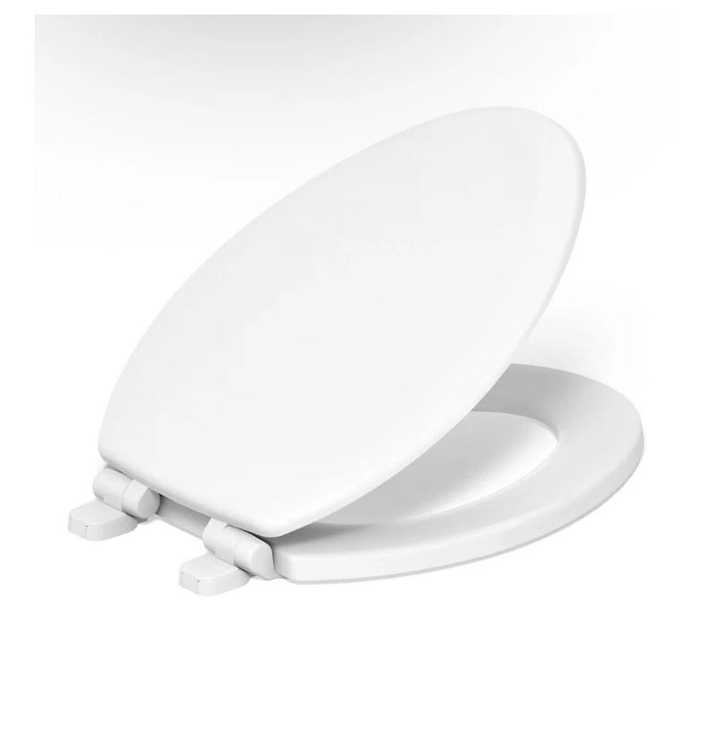 New KOHLER Stonewood Quiet-Close, Elongated Toilet Seat Soft Close, K-20466-0